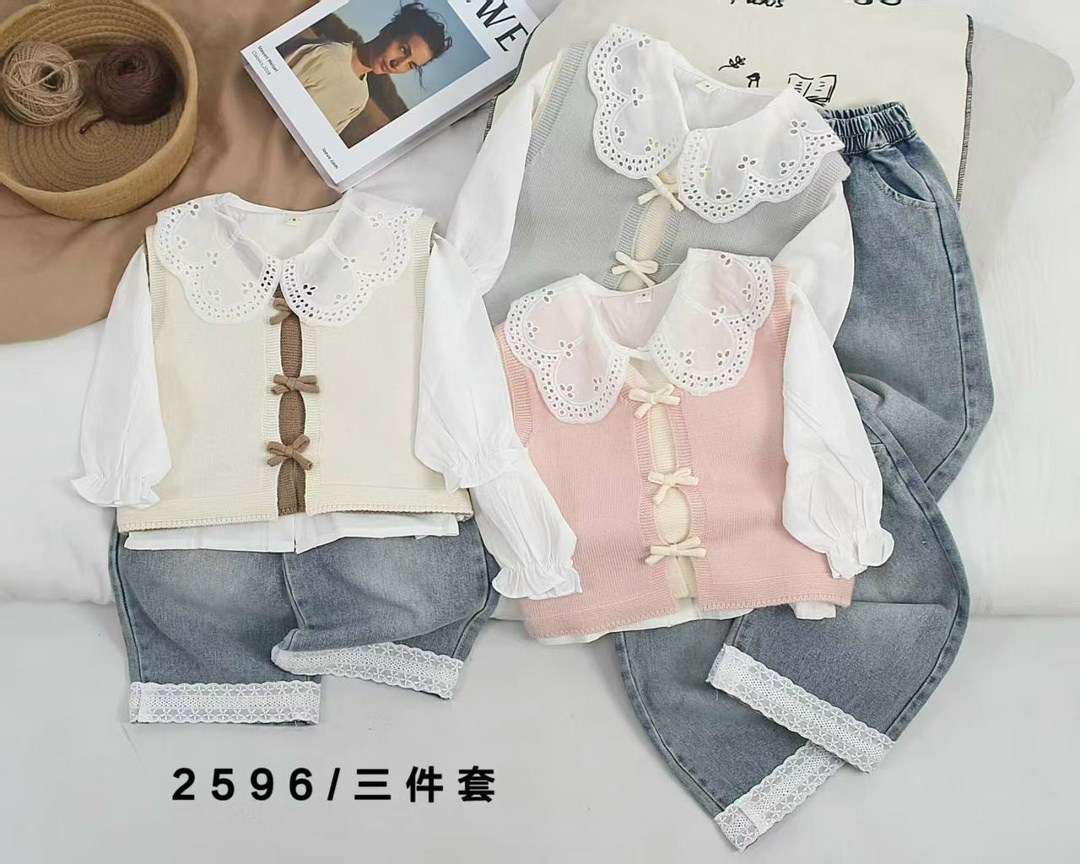 комплекты одежды для девочек,комплект одежды для маленьких девочек,комплекты для девочки,комплекты одежды,джинсовый костюм для девочки