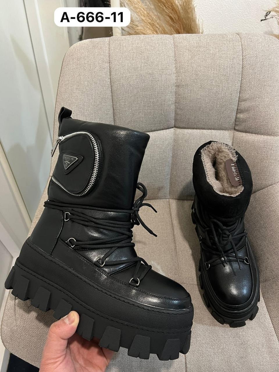 дутики prada,дутики женские,дутики,дутики зимние прада  модные женские, луноходы