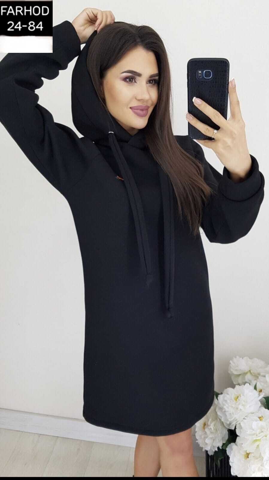 платье худи с капюшоном,платье на флисе,платье толстовка женское,спортивные платья с капюшоном,теплое платье с капюшоном