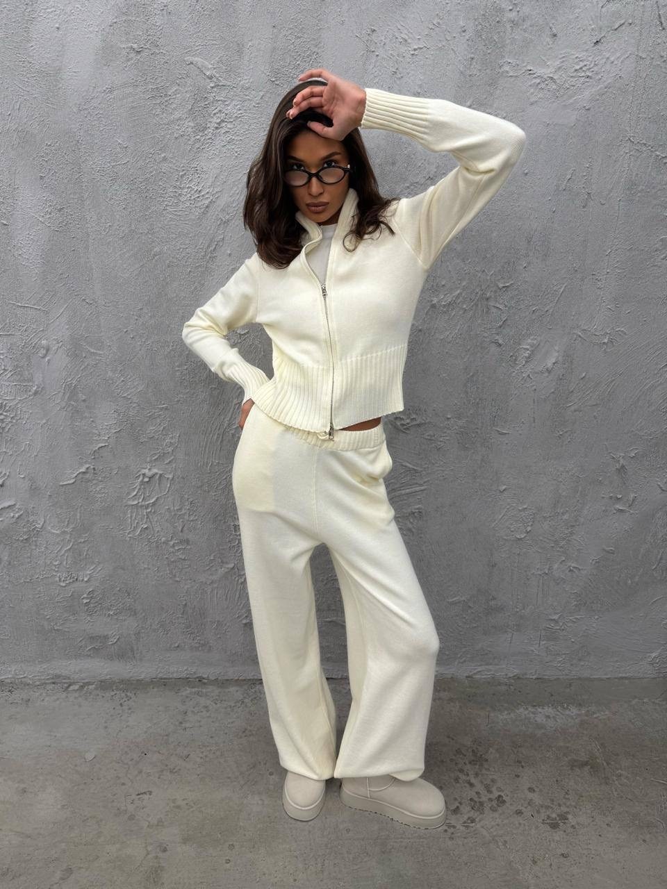 костюм брючный трикотажный,костюм кофта брюки,костюм двойка кашемир,костюм вязаный с брюками stilniy shop,костюм женский кашемировый