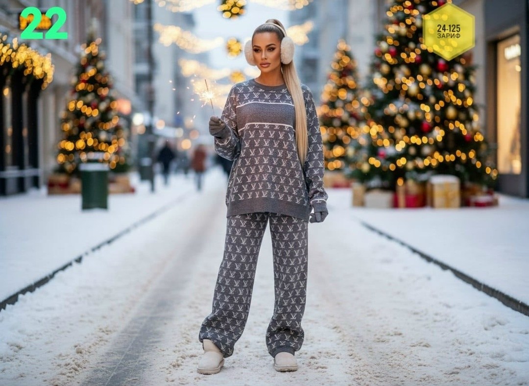 костюм вязаный теплый с брюками kamillasyle,женский вязаный костюм,трикотажный костюм,костюм женский: свитер и штаны (one size 42-48),женский костюм