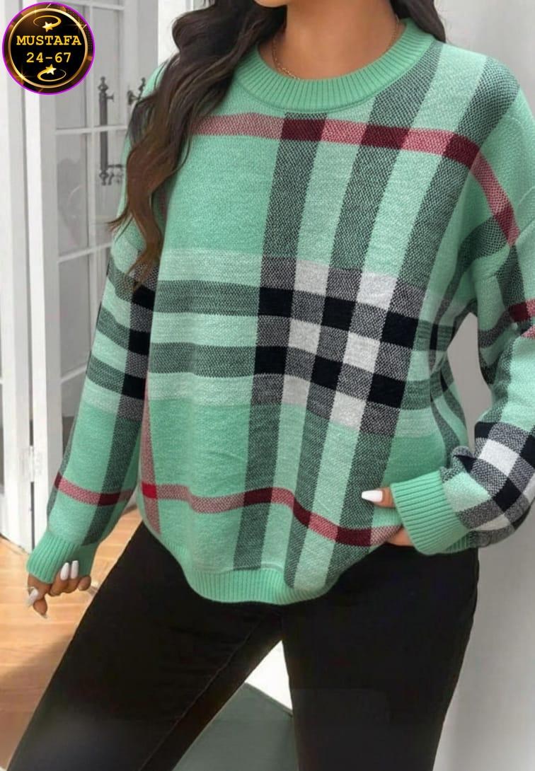 женский свитер,джемпер в клетку,кофта женская,свитер в клетку,вязаные свитера