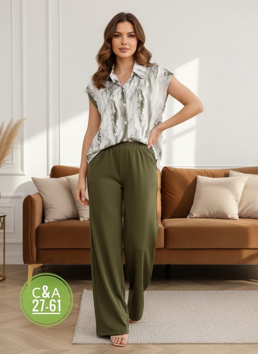 брючный комплект из вискозы,брюки шелковые,летние брюки,широкие брюки,пижама из вискозы