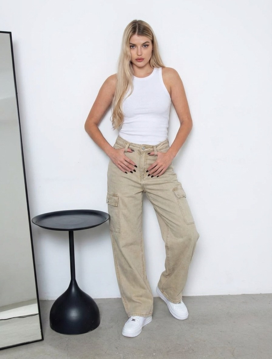 брюки карго,карго джинсы,джинсы брюки,джинсы женские широкие прямые карго с карманами zolinelli,модные брюки