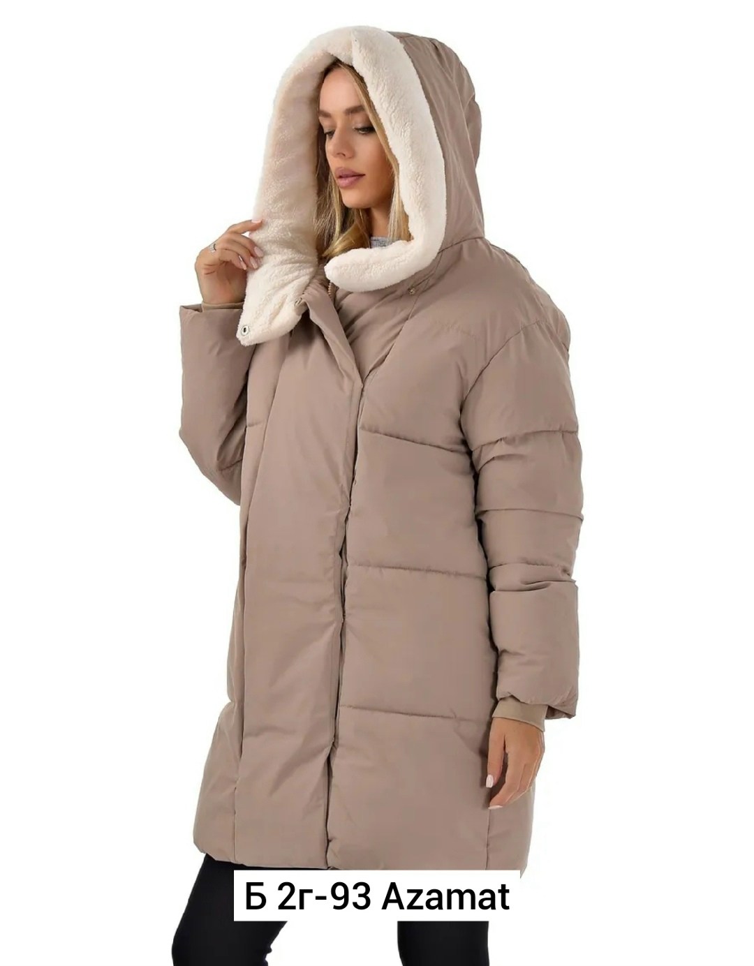 куртка зимняя удлиненная c капюшоном tulike,куртки зима,женская куртка,женская зимняя куртка,куртка