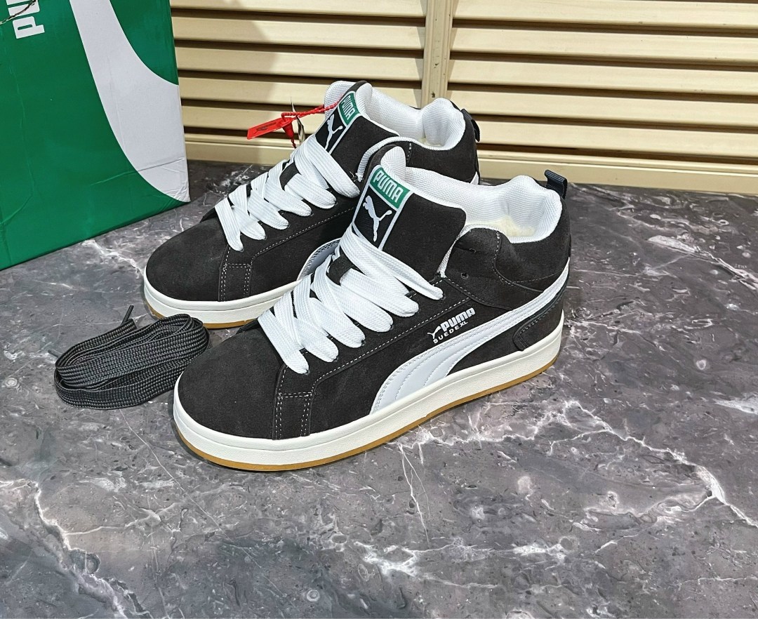 кроссовки зимние puma,кроссовки черные мужские зимние puma suede xl,мужские кроссовки puma,кроссовки puma suede,кроссовки зимние puma suede "black/white"