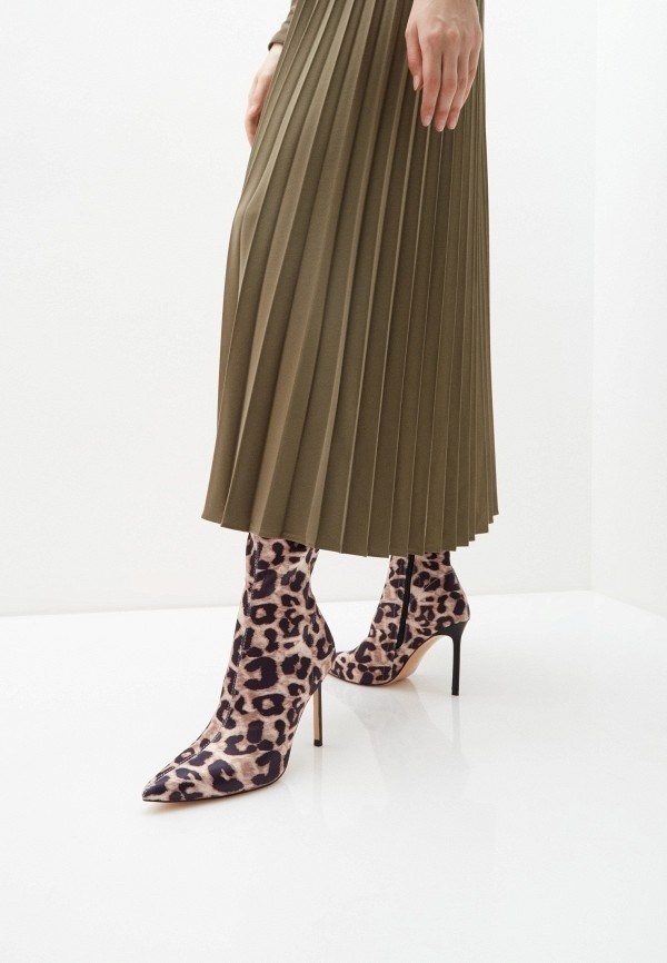 ботильоны vivian royal,женские ботильоны,ботильоны с леопардовым каблуком,,ботильоны эконика леопард