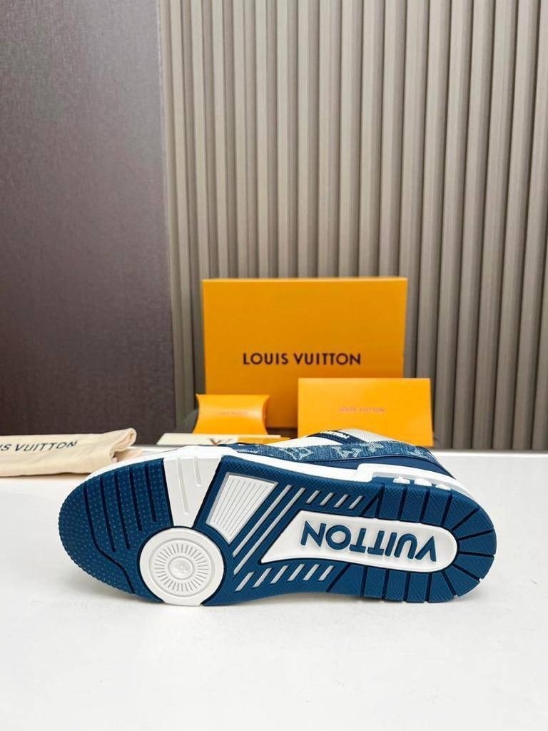 кроссовки louis vuitton мужские,louis vuitton кроссовки,кроссовки louis vuitton trainer,кожаные кроссовки louis vuitton trainer monogram - white / blue,кроссовки louis vuitton кроссовки louis vuitton