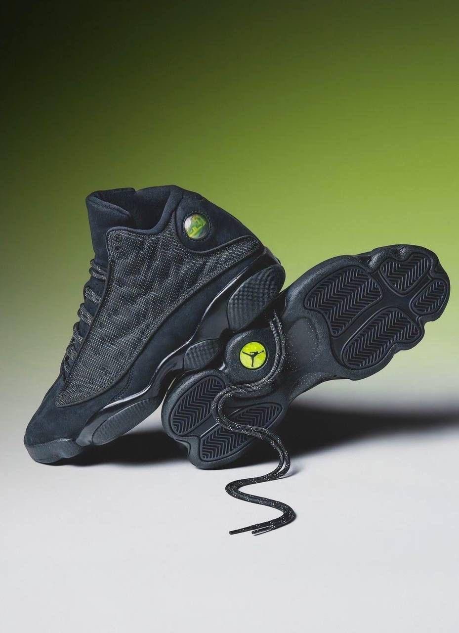 air jordan 13 black cat,nike air jordan 13 retro,nike air jordan 13 retro "black cat",кроссовки air jordan 13 retro gs altitude 2025 черный,air jordan 13 retro black cat
