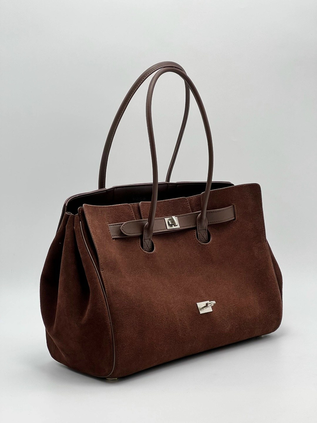 замшевая сумка в стиле hermes birkin,замшевая сумка,сумка,женская замшевая сумка,сумка женская