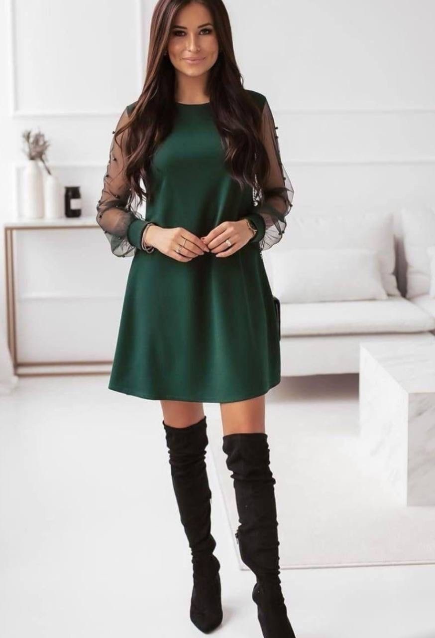 платье с длинным рукавом,платье красное нарядное женское,короткое платье,платье,платье женское