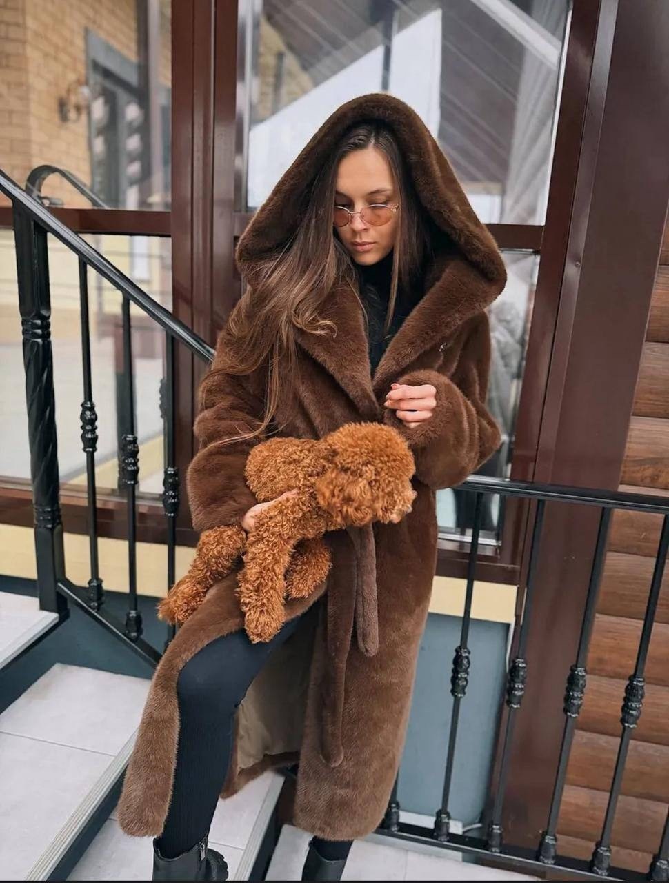 шуба искусственная длинная экомех под норку,шуба искусственная длинная экошуба ellina,шуба,белая шуба,шуба из искусственного меха