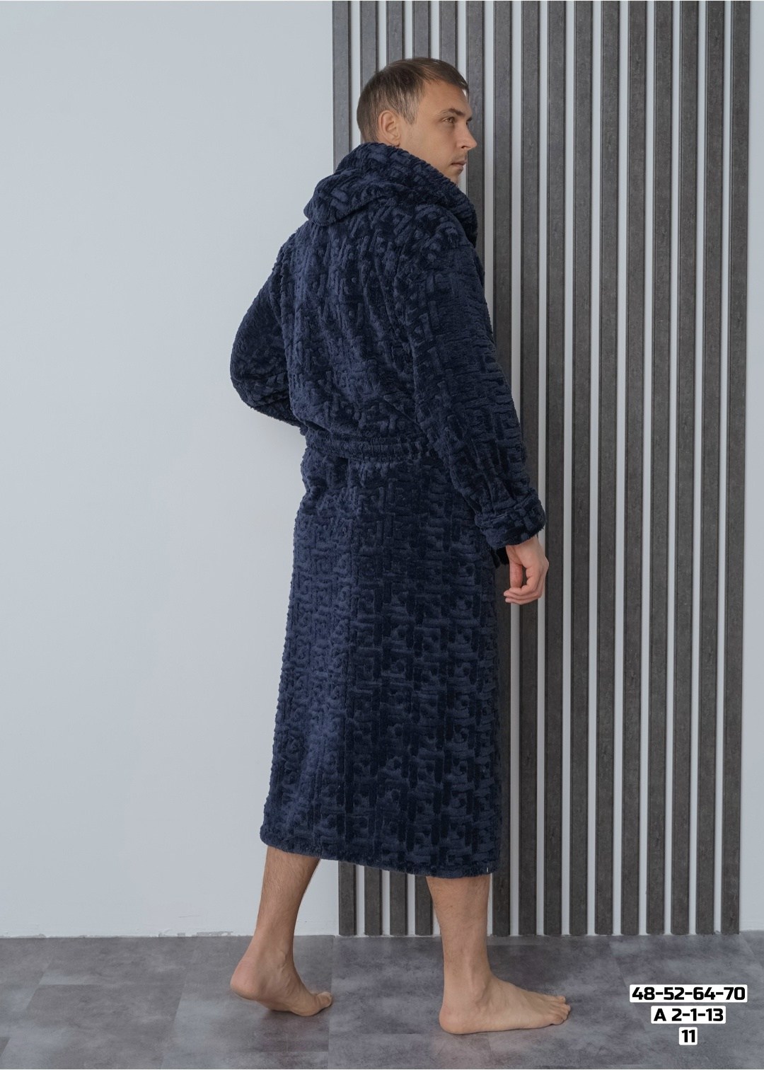 мужской халат,мужской махровый халат,халат мужской велюровый,мужской махровый халат с капюшоном nusa 1395,халат мужской махровый с капюшоном