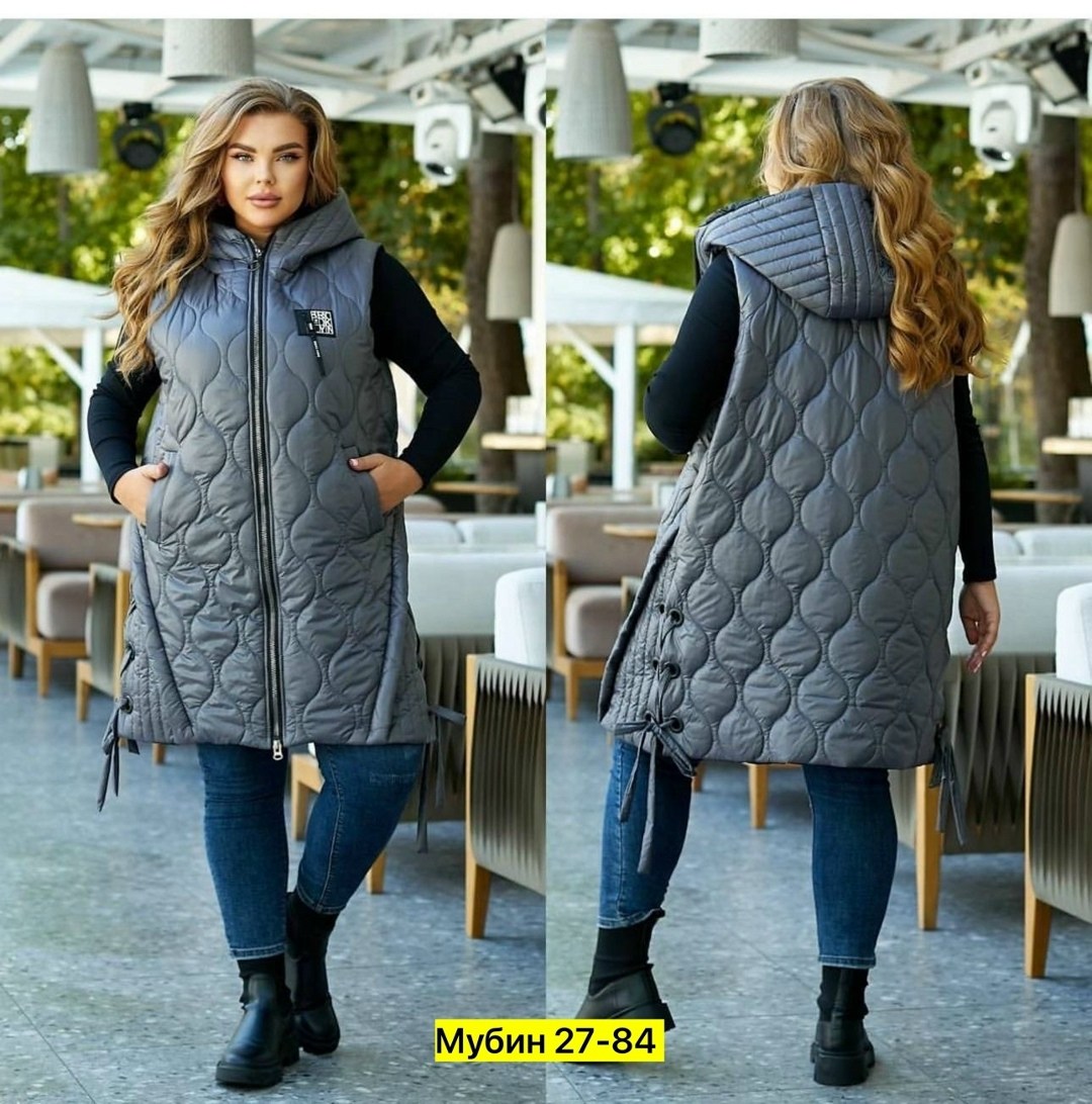 жилет на синтепоне,жилетка на синтепоне,женская жилетка,безрукавка женская,стеганый жилет больших размеров