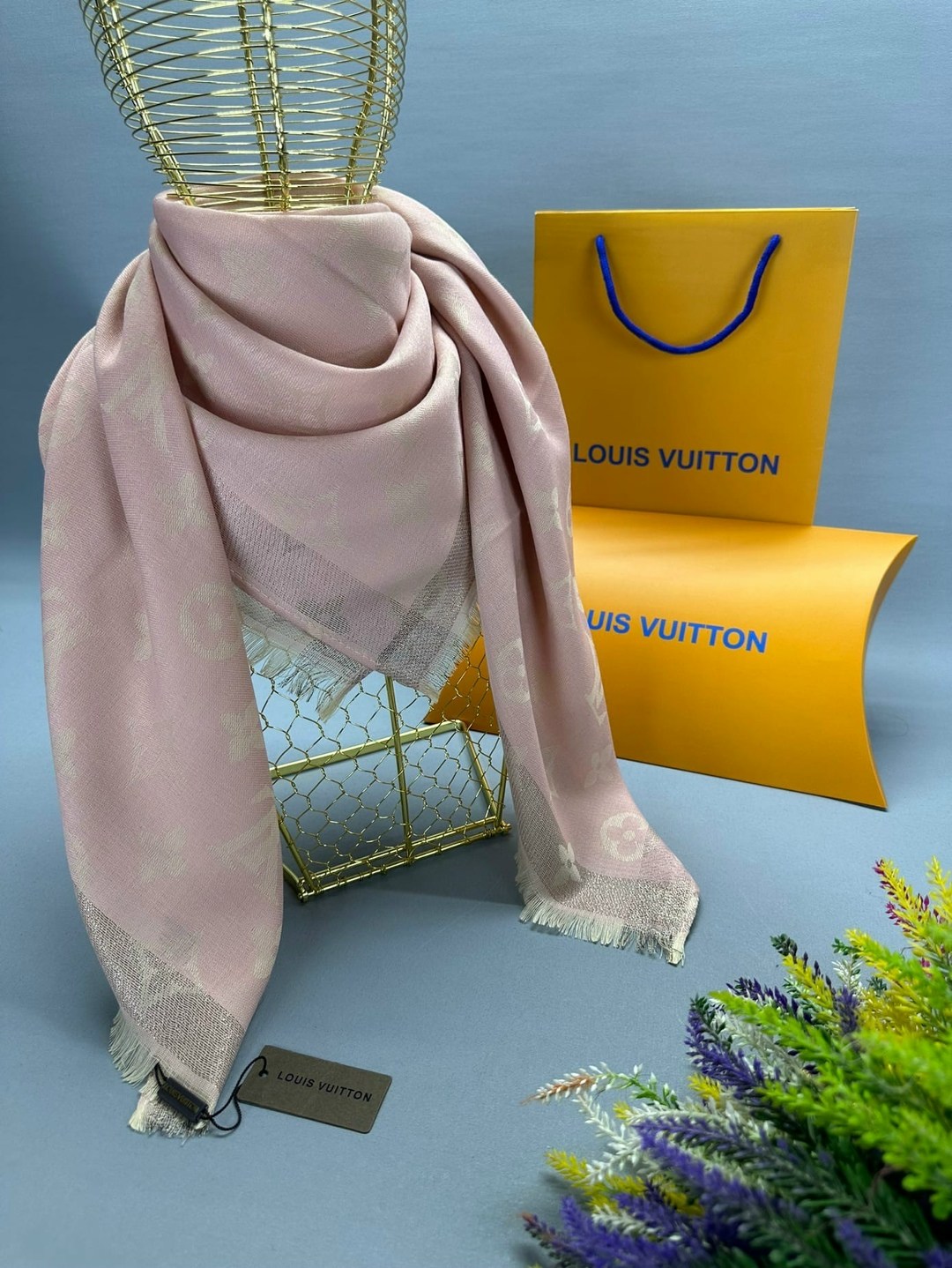 палантин платок,платок луи виттон,женские платки,платок луи витон,палантин шарф louis vuitton двосторонній