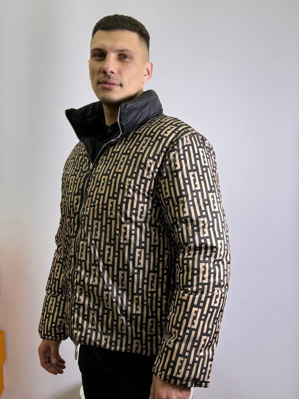 куртка fendi,куртка фенди,куртка фенди мужская,куртка стеганая,повседневная куртка