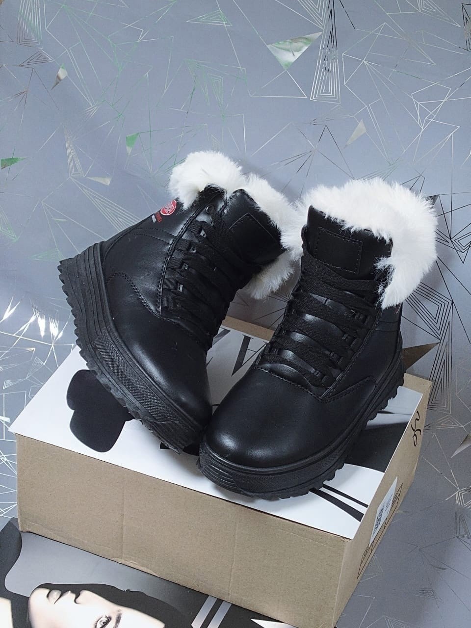 ,ботинки женские зимние,сапоги alexis на термо мехе для девочек на шнуровке 946.21k.240 vicco серый, женская зимняя,кроссовки зимние женские