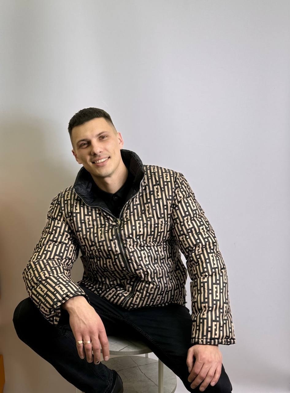 куртка fendi,куртка фенди,куртка фенди мужская,куртка стеганая,повседневная куртка