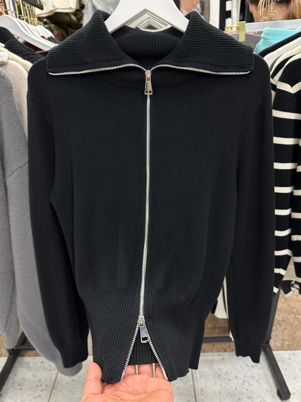 кардиган кофта,женский вязаный кардиган с молнией,кардиган на молнии,женский кашемировый кардиган с высоким воротником,кардиган на молнии вязаный