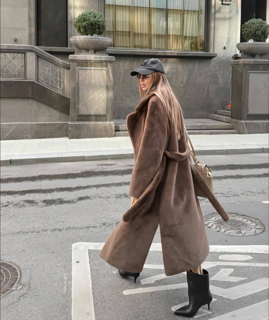 шуба искусственная длинная экомех под норку,шуба искусственная длинная экошуба ellina,шуба,белая шуба,шуба из искусственного меха