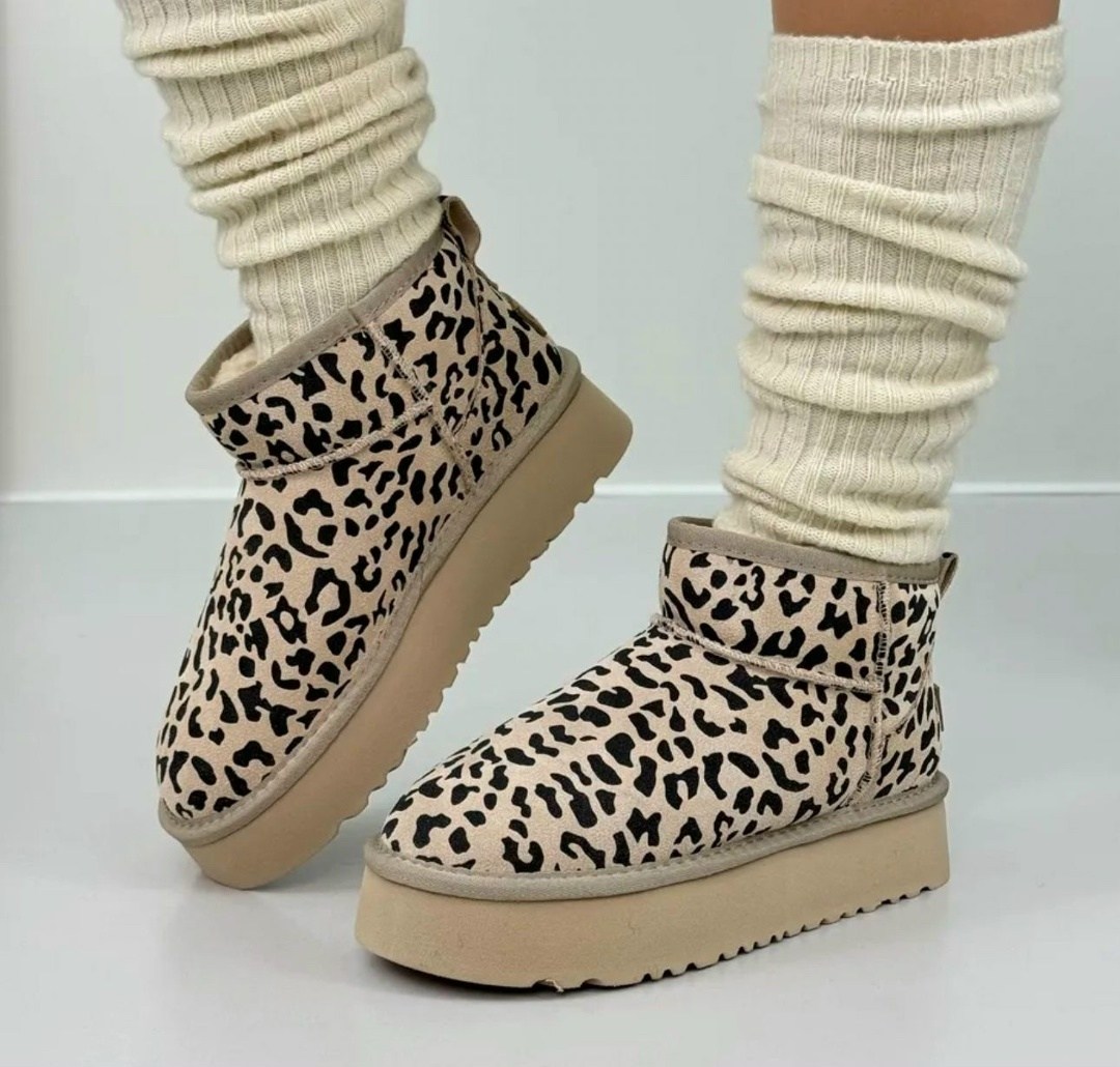 угги женские,угги леопардовые,угги леопардовые женские зимние o`shade,угги леопардовые короткие на платформе,угги