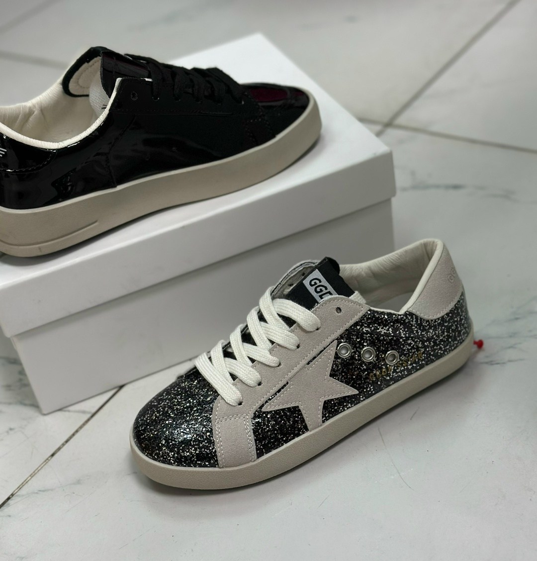 ,лаковые кроссовки golden goose,голден гус кроссовки,кеды golden goose,кроссовки golden goose с пайетками на платформе