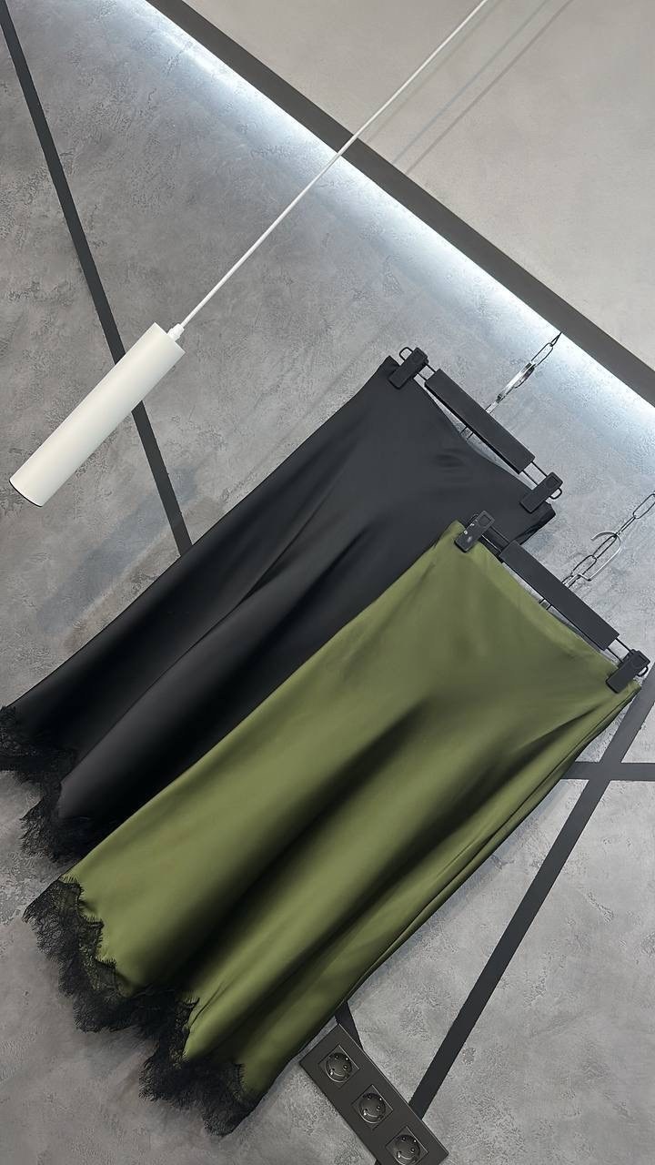 юбка атласная,юбка атласная кружево,юбка с кружевами,юбка,юбка миди