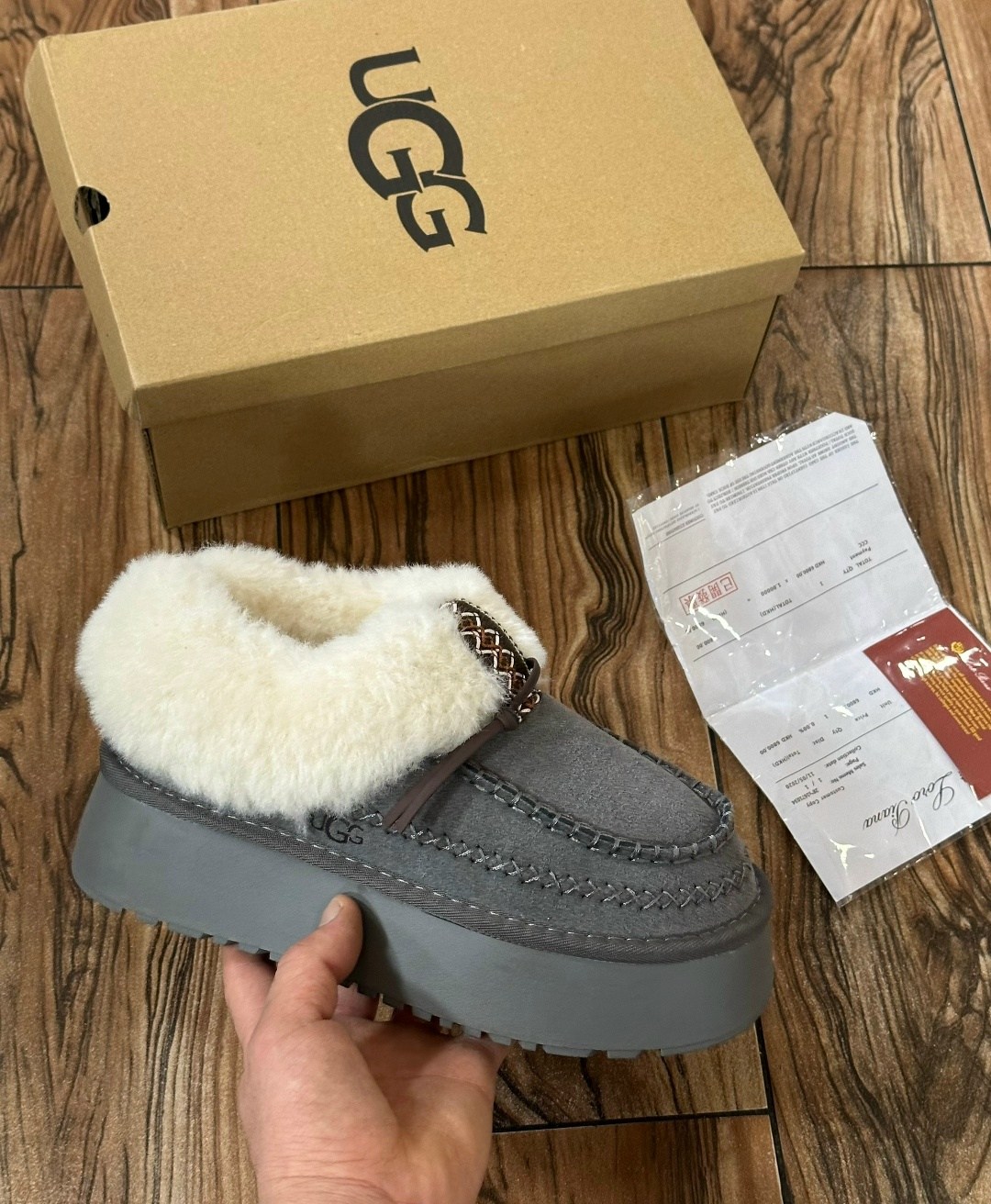 угги женские,угги женские ugg,,замшевые женские слиперы с мехом ugg funkette platform,угги ugg