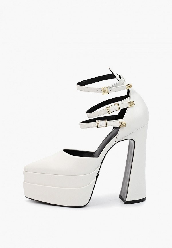 туфли araz 102-02,,туфли женские белые,белые туфли,туфли версаче белые