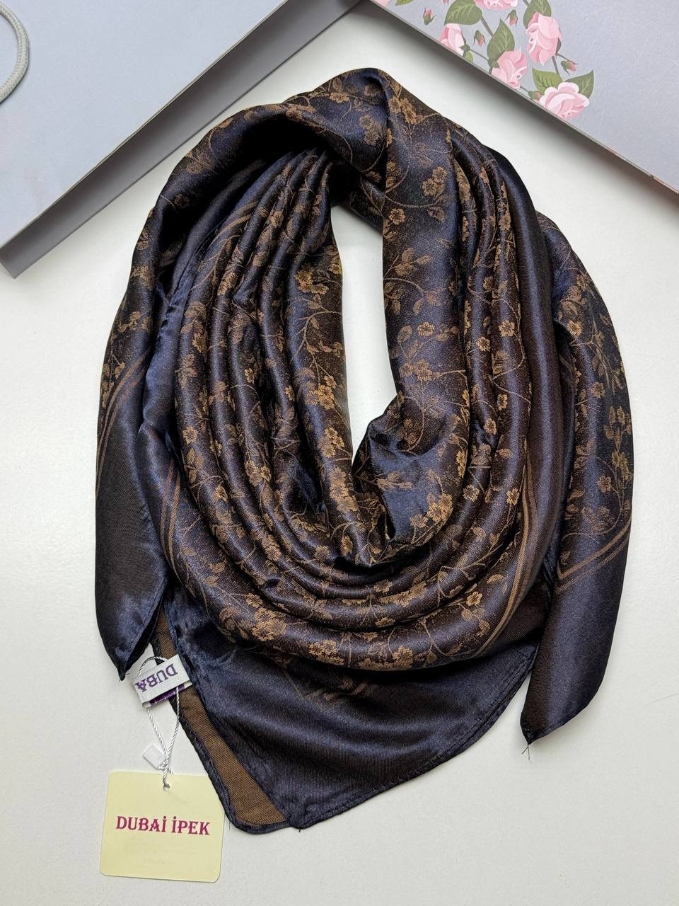 платок шелковый женский,платок шелковый однотонный 90х90см romasi,платки женские,платки шарф,шелковый платок