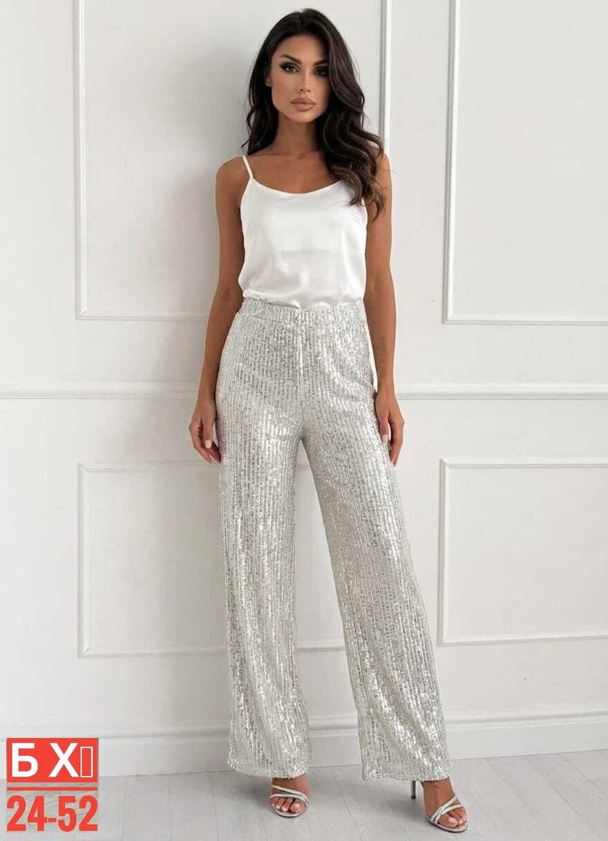 брюки блестящие с пайетками палаццо прямые mystic mist,брюки с пайетками блестящие палаццо праздничные,брюки с пайетками,брюки с пайетками блестящие палаццо,блестящие брюки