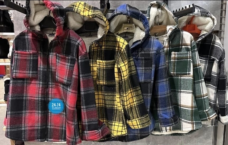 рубашка с капюшоном,теплая рубашка,рубашка теплая в клетку с капюшоном,теплая рубашка с капюшоном,рубашка в клетку теплая