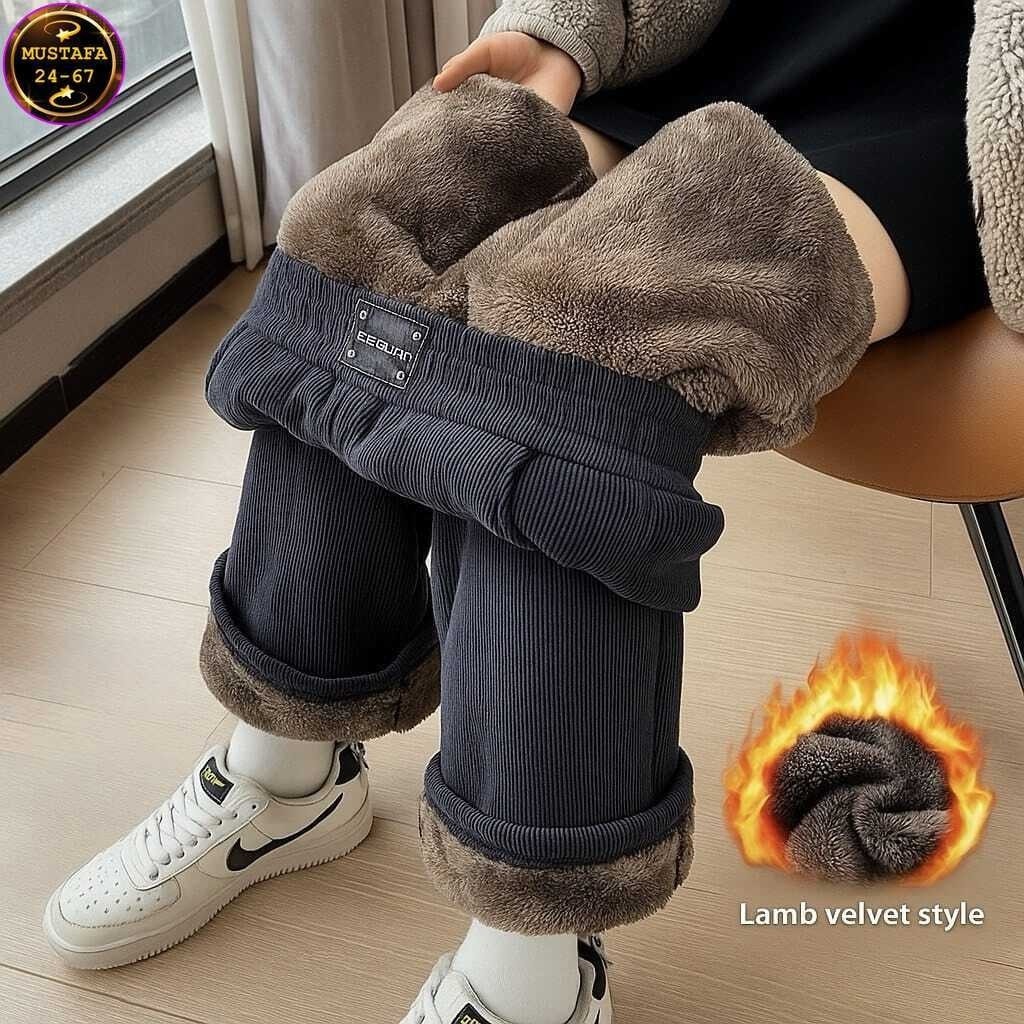теплые прямые корейские брюки из овечьей шерсти,утеплённые зимние брюки,зимние теплые брюки,зимние женские плюшевые брюки,мешковатые теплые прямые брюки с флисовой подкладкой