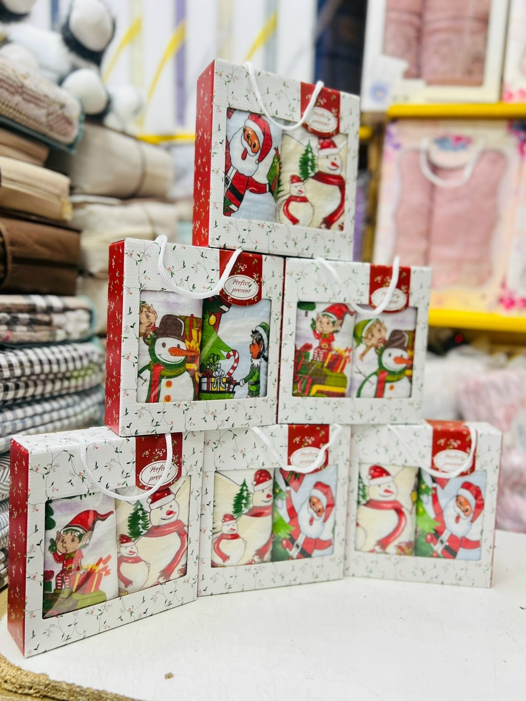 новогодний набор кухонных полотенец,подарочный набор полотенец на новый год,полотенца кухонные набор новогодние с символом,подарочные наборы полотенец,полотенца кухонные набор