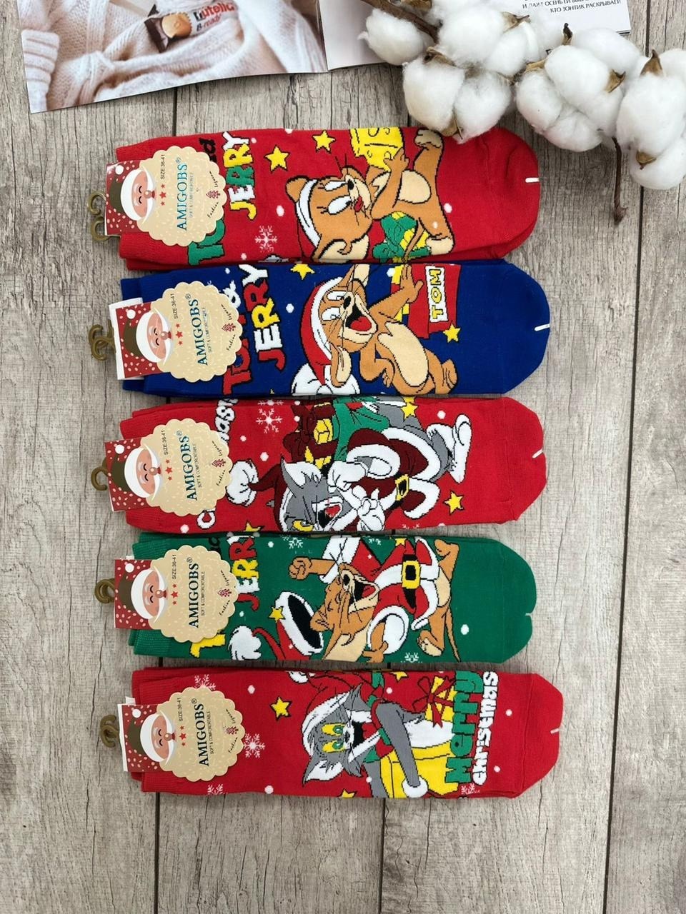новогодние набор носки,новогодние носки,женские новогодние носки,носки женские 10 пар,носки женские