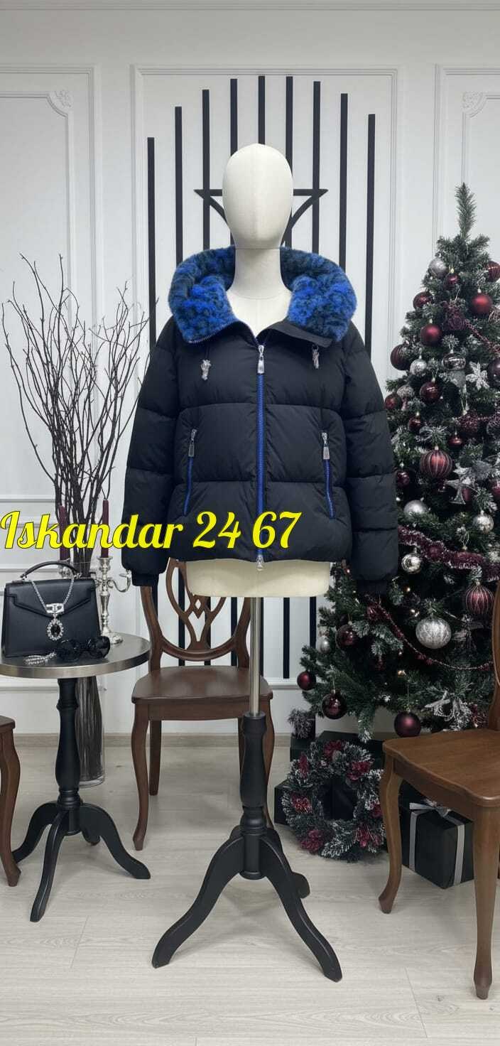 куртка-пуховик зимний с натуральным мехом perfect style,куртка moncler,женские пуховики,женская зимняя куртка,куртка пуховик