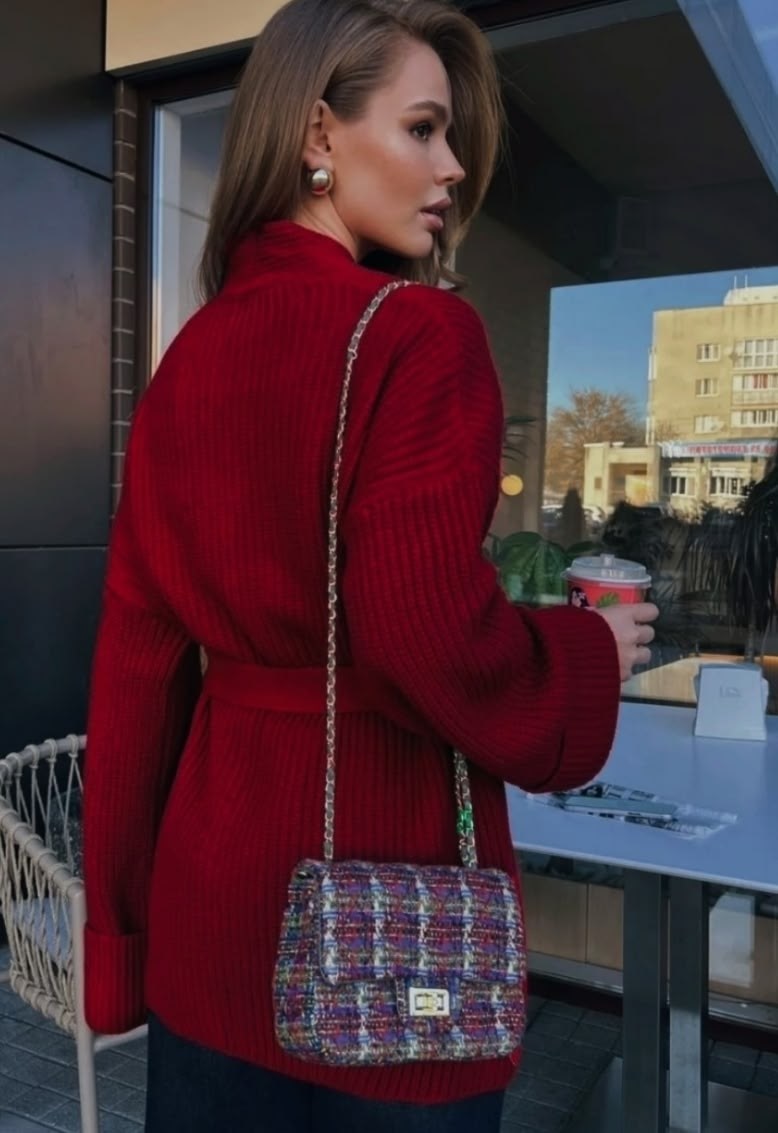 кардиган крупной вязки с поясом miederes цвет серый,кардиган с поясом,кардиган крупной вязки с поясом (серый) miederes,кардиган,кардиган вязаное