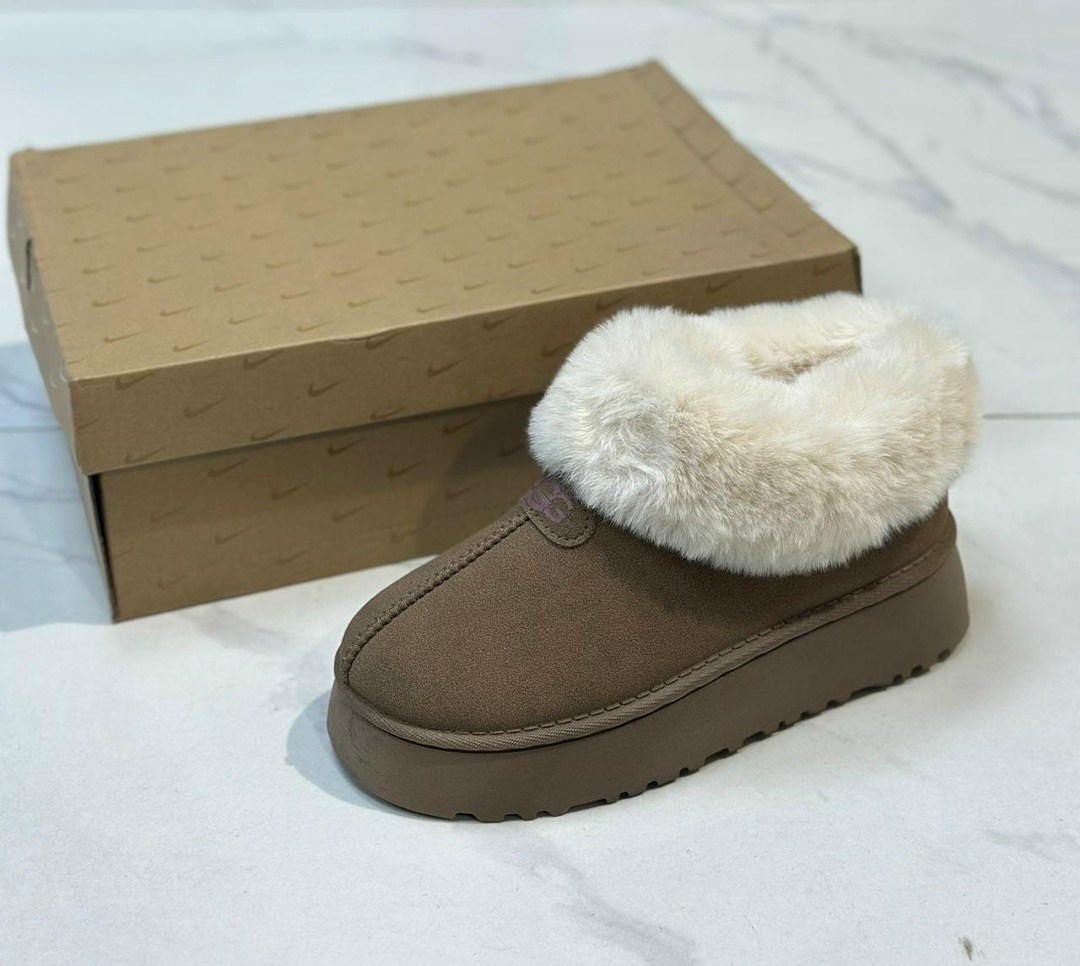 угги женские,угги ugg,зимние угги ugg tazzette с пушистым воротником,угги натуральный мех,угги