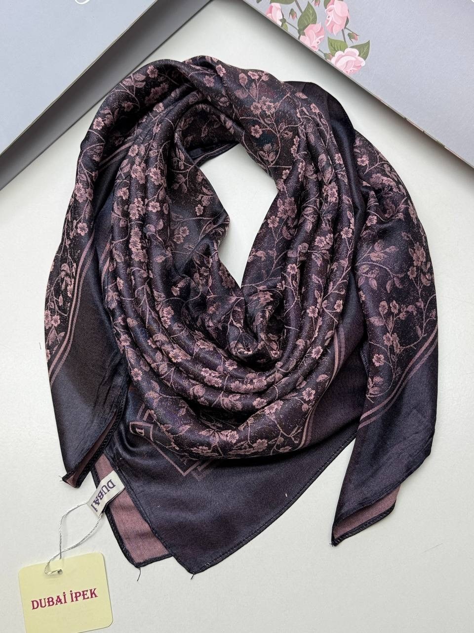 платок шелковый женский,платок шелковый однотонный 90х90см romasi,платки женские,платки шарф,шелковый платок