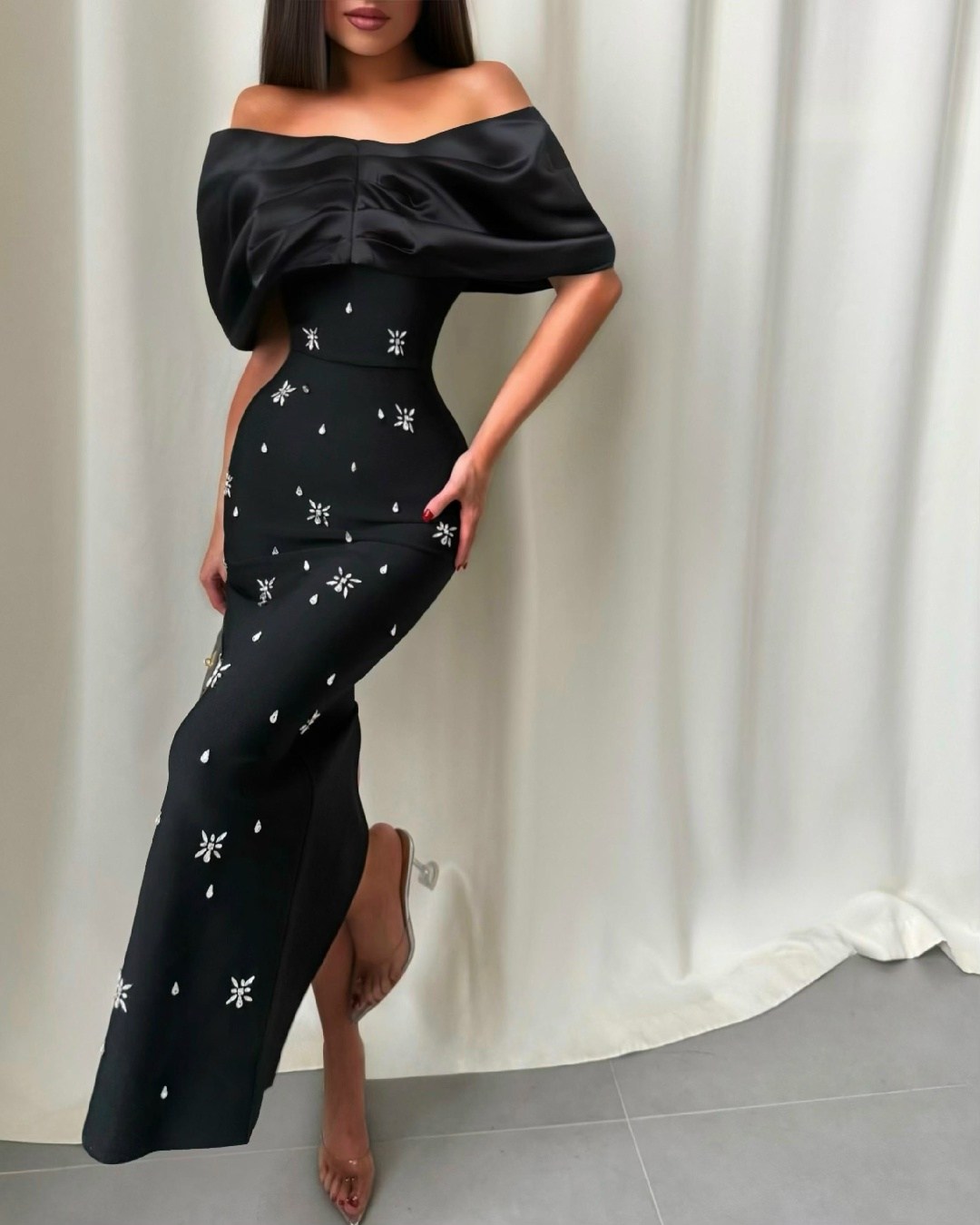 вечерние платья,женское вечернее платье,элегантное вечернее платье,платье,элегантное вечернее платье с открытыми плечами