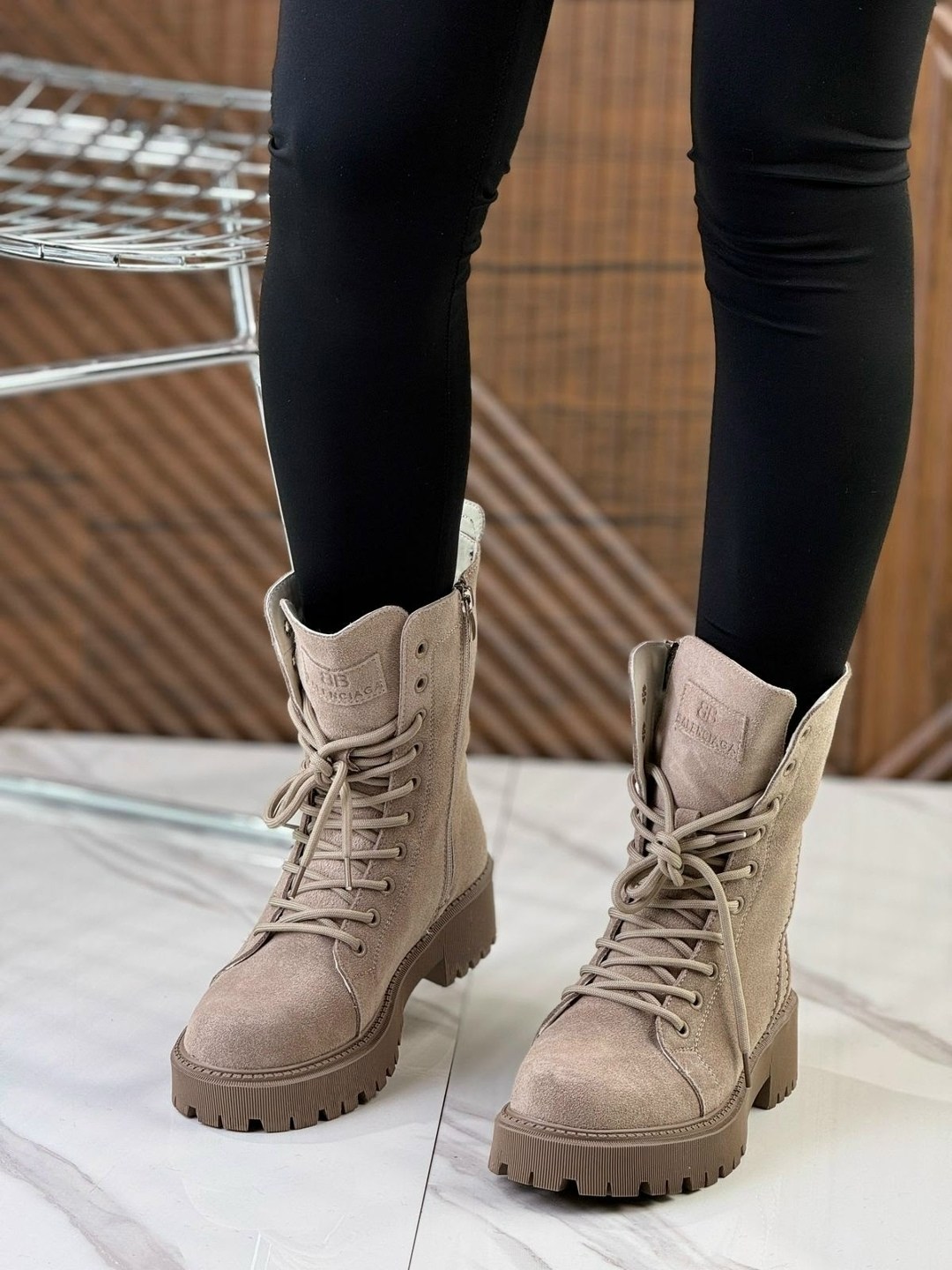 ботинки осенние с натуральным мехом balenciaga,ботинки balenciaga,ботинки осенние с натуральным мехом balenciaga premium shoes,женские зимние ботинки на платформе с натуральным мехом balenciaga,ботинк