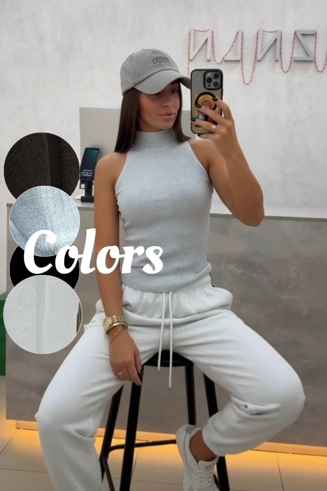 майка топ вязаный с горлом под пиджак базовый,стильная одежда,,майка базовая классическая в рубчик топ