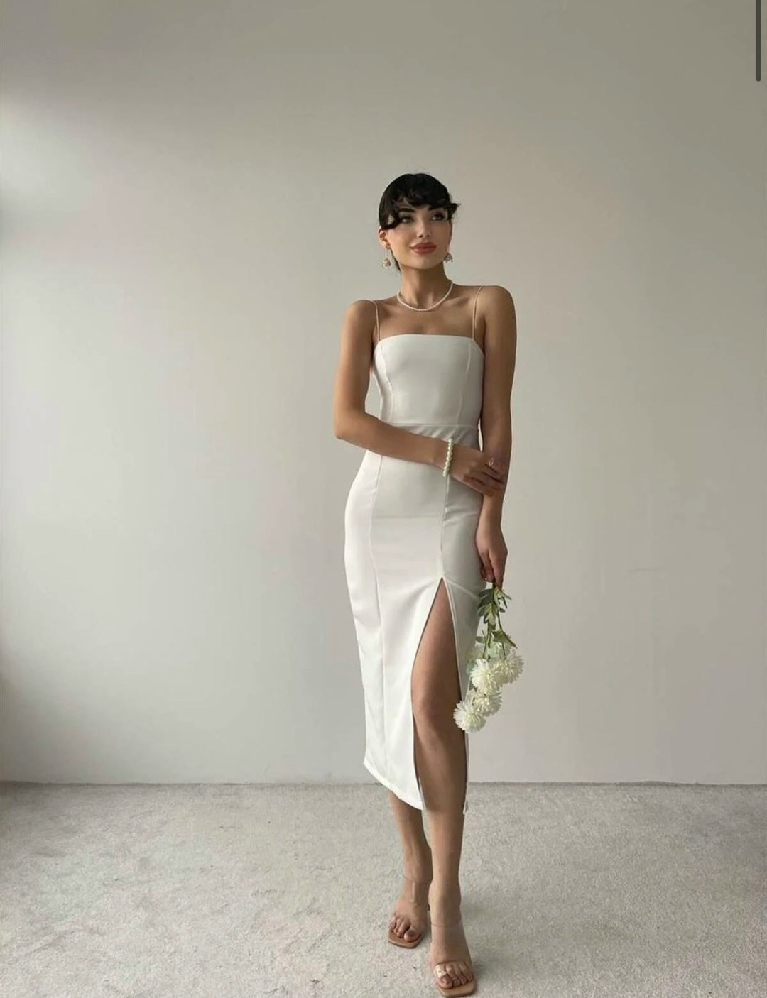 белое вечернее платье,женское атласное платье без бретелек,вечерние платья,платье,платье свадебное