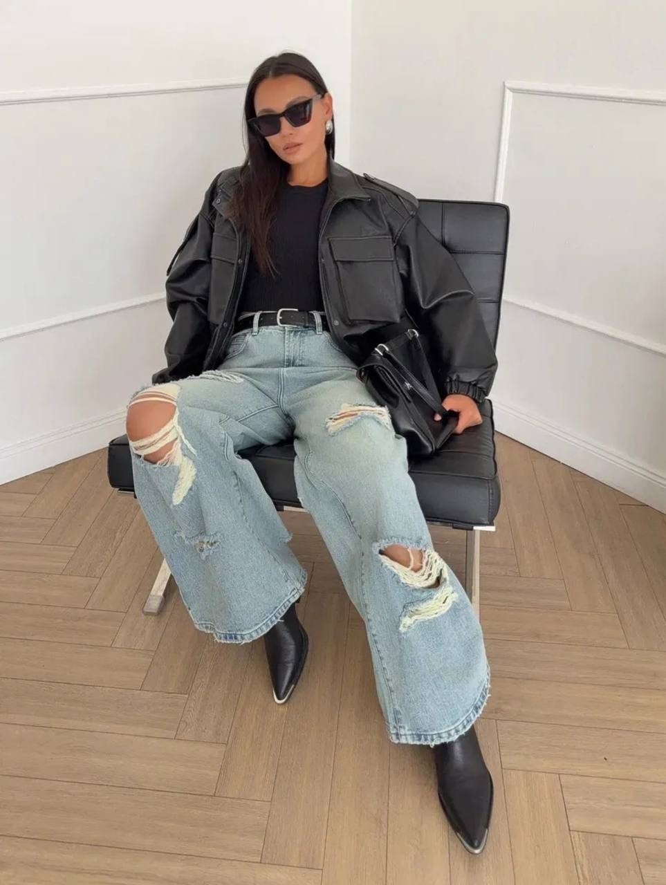 джинсы женские широкие,модная куртка,кожаная куртка,кожаная куртка женская