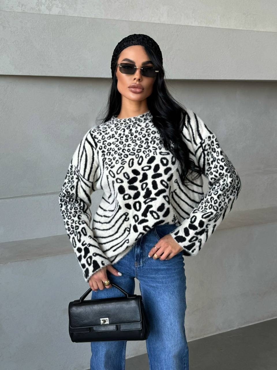 кофта женская,кофта женская свитер,свитера женские,джемпер с принтом,свитер с принтом