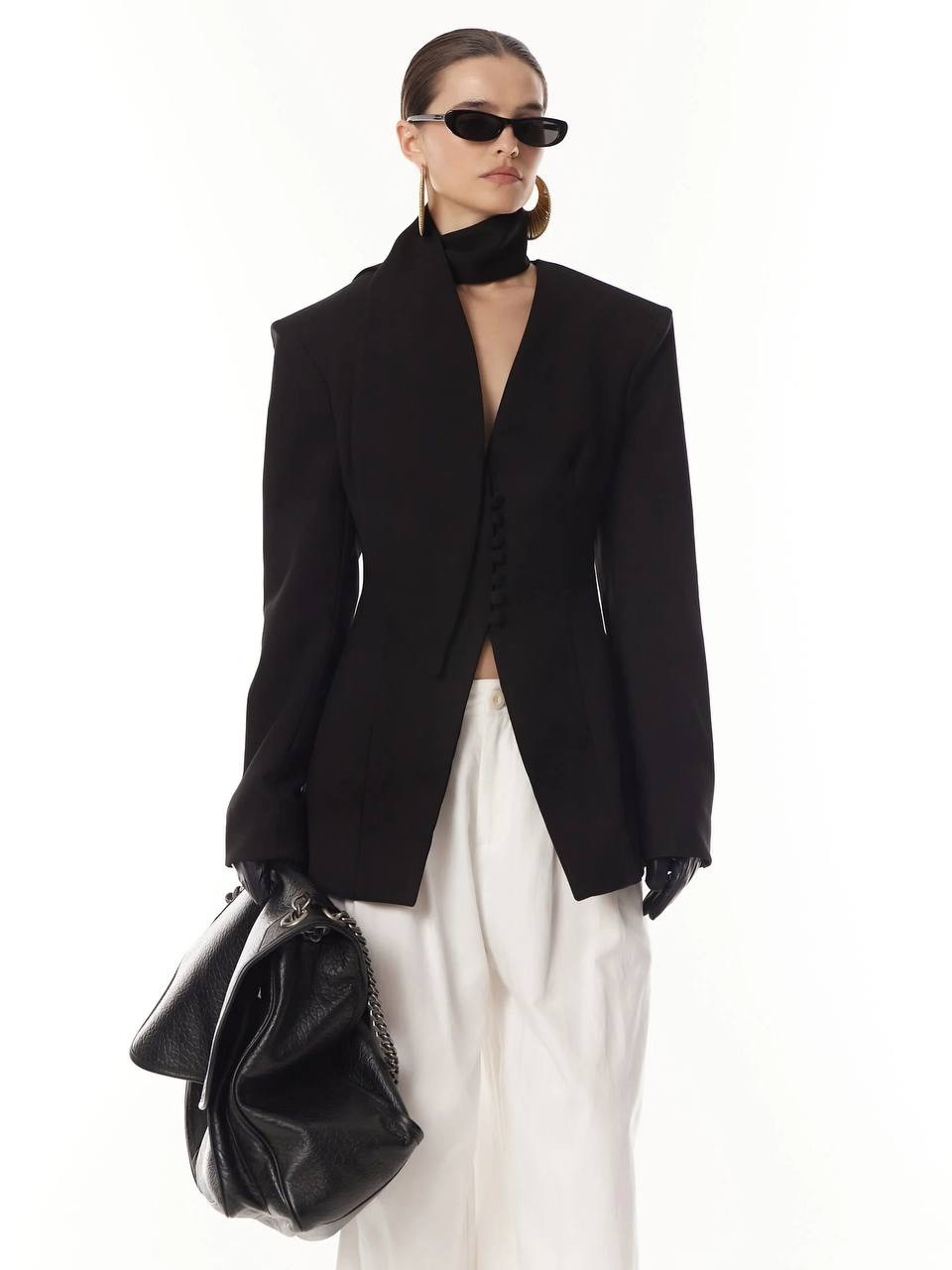 жакет удлиненный,одежда в стиле,жакет,костюм смокинг