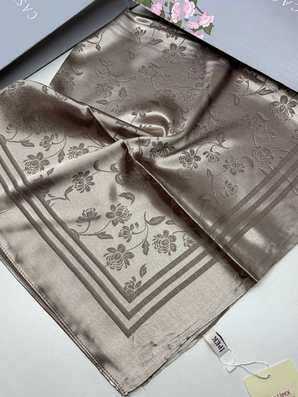 атласный платок,платки женские,платок шелковый,платки двусторонняя,платок женский шелковый