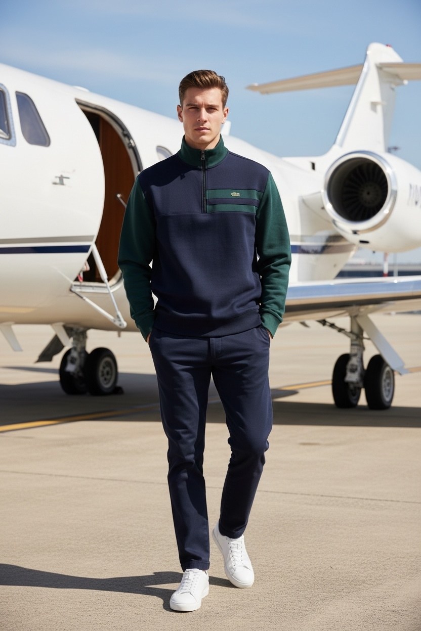 кофта мужская,кофта lacoste,мужская мода,кофта с воротником,свитшот lacoste