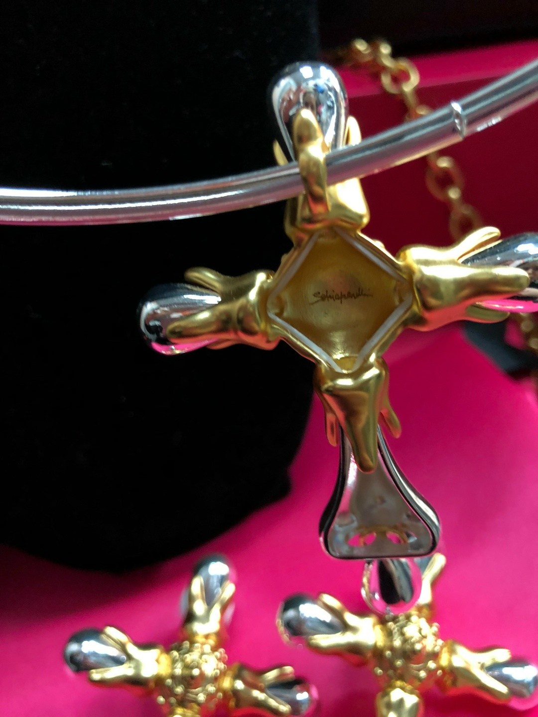 крестик с цепочкой,подвеска крест,ожерелье с крестом,колье с крестом,ювелирное украшение