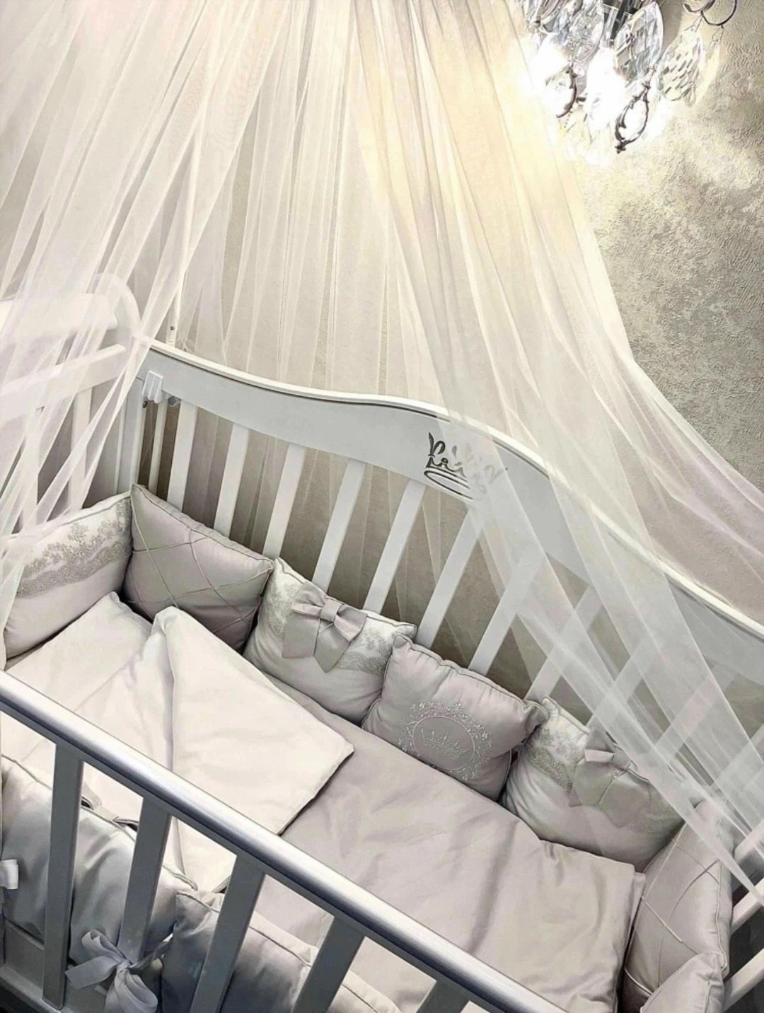 кроватка с балдахином для новорожденного,балдахин на детскую кроватку для новорожденных,комплект для новорожденного в кроватку с балдахином,комплект в кроватку для новорожденного,комплект бортиков для